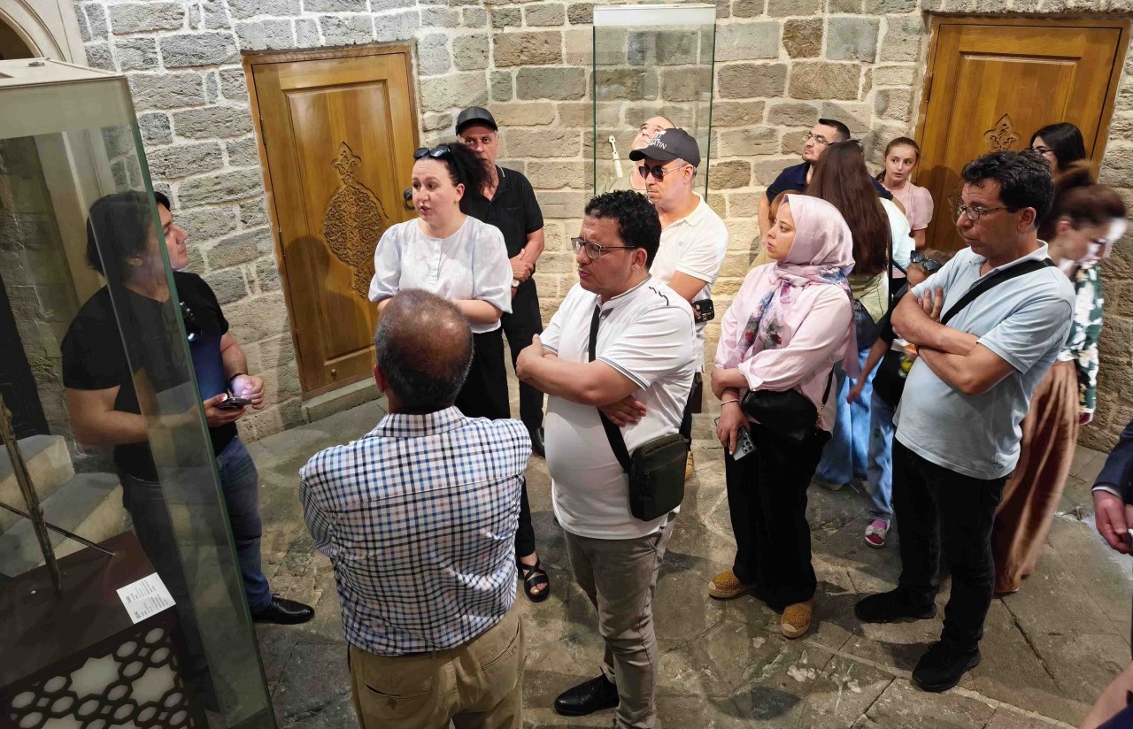 Mərakeşli jurnalistlər ölkəmizdə səfərdədir - FOTOLAR